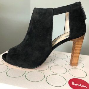 Boden Cicely Heels - Size 40 (US 9) - Black Suede